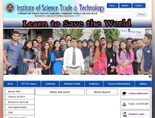 Tablet Screenshot of mail.istt.edu.bd